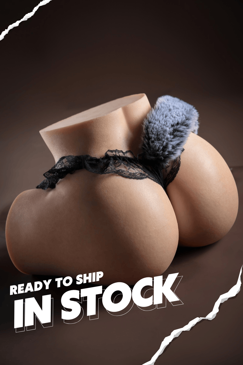 In Stock Daisy 16KG Sex Doll Culo Grosso Silicone Con Due Canali